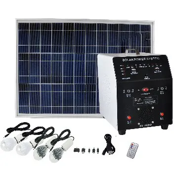 solar energy generator system with MP3/ FM