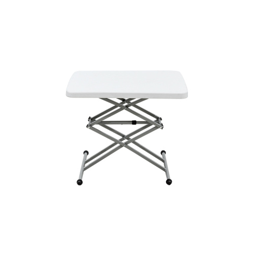 Adjustable height desk small portable folding table