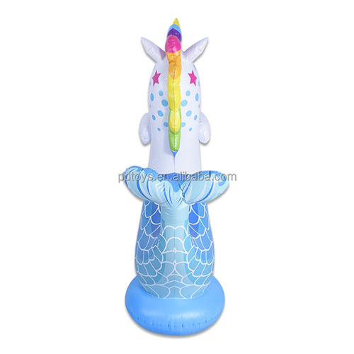 New Summer Inflatable Fish Tail Unicorn Spray Toys