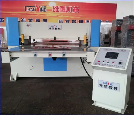 150T Both sides automatic feeding four column precision hydraulic plane cnc carpet cutting machine