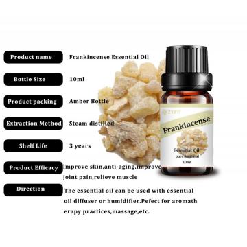 100% Natural Organic Aromatherapy frankincense essential Oil Pure private label essential oils