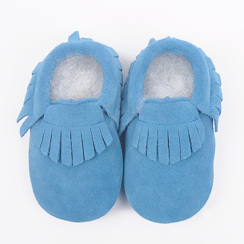 mocassins bébé en cuir souple