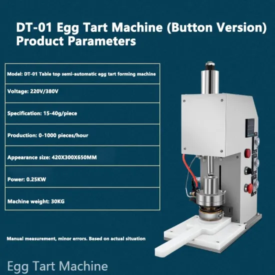 Small Portable Tart Manual Press Machine Tart Pie Molding Making Machine for Sale
