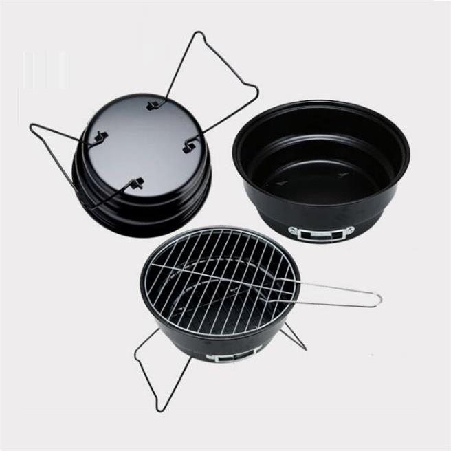 Disposable charcoal grill for camping