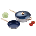 Multi purpose stainless steel frying pan