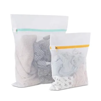 Nylon Double Layer Zipped Mesh Laundry Bag - New Wholesale Protection for Washing