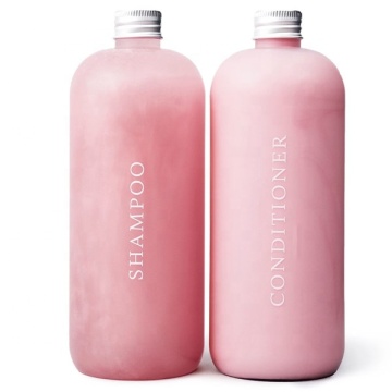 Aangepaste shampoo en conditioner ingesteld voor haargroei
