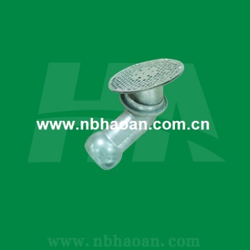 Hot Dip Zinc Plated Ferrari Fitting 45 Degree Elbow With Strainer