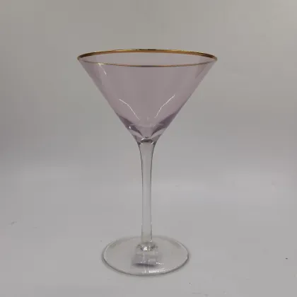 custom crystal clear stem cocktails martini glass