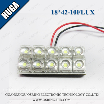 OSRING LED car reading lamp 18mm*42mm 10 Flux LED auto led reading light