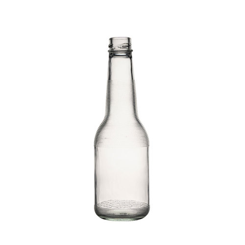 Clear Glass Long Neck Dressing & Sauce Bottle