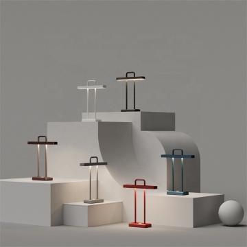 Modern Aluminum Study Table Lamps with Creative Design and Rechargeable Feature