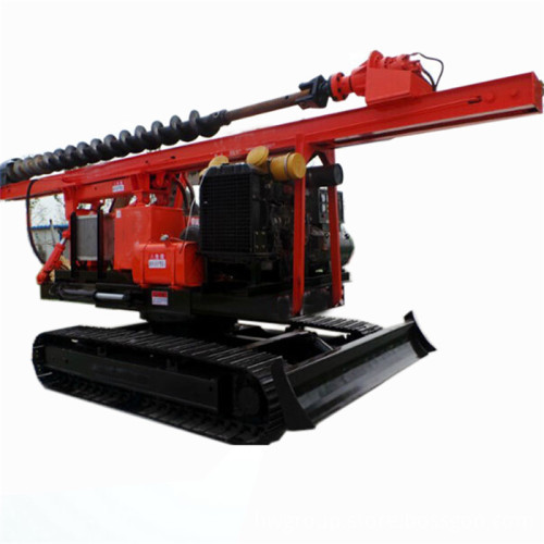 360 degree rotating spiral pile driver