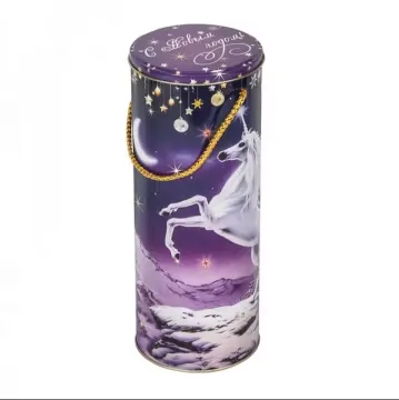 DADI Rope Handle Premium Tall Round Tin Can