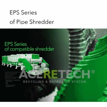 EPS Shredder/Granulator for Big Pipe or Bundles of Pipes