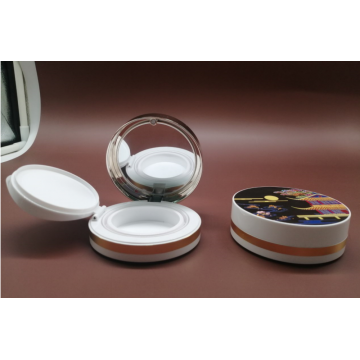 Air Coushion Powder Compact Conterner avec clousure magnétique