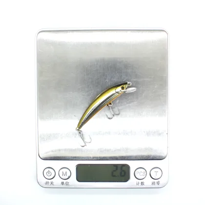 AOCLU Slim Body Sinking Minnow Jerk Bait with VMC Hook
