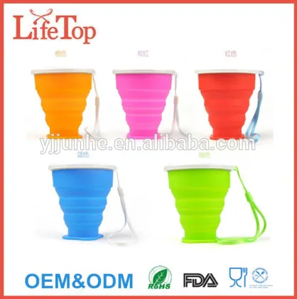 Colorful Collapsible Cup Foldable Cup Travel Cup Camping Cup