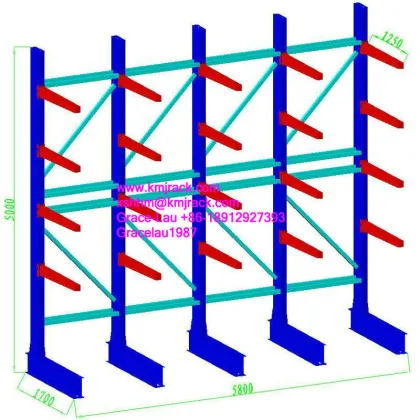 Heavy Duty Warehouse Cantilever Shelving