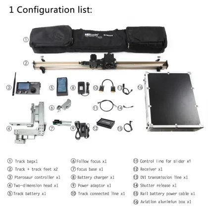 cheap photography motor micro camera slider 200cm