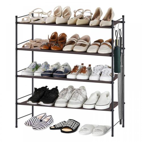 4 Tier Expandível Free Standing Shoe Rack