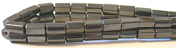 Hematite 6side Tube Beads 6X8MM