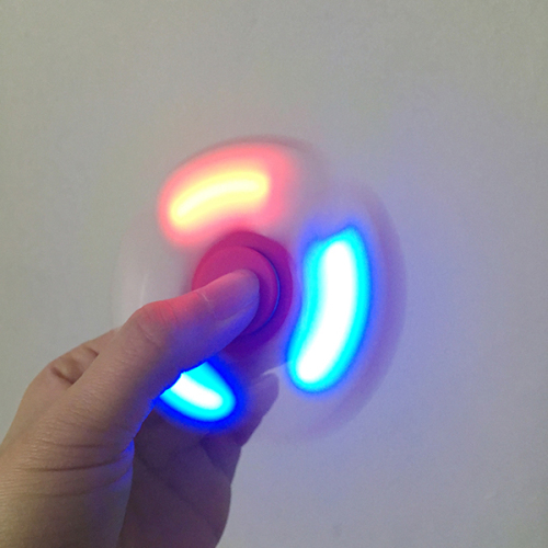 Led Light Up Hand Spinner Kleurrijk Gloeiend Fidget Spinners