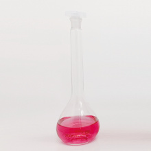 Borosilicato vetro trasparente pallone volumetrico con tappo 5 ml