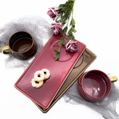 220ml Royal Modern coffee set porcelain tea set luxury porcelain coffee cup and saucer personalized cup