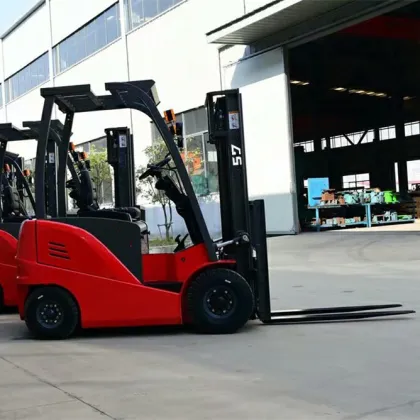 3 Ton Electric Forklift with Triplex 5m Lifting Height and Optional Hoppecke Hawker Faam Battery