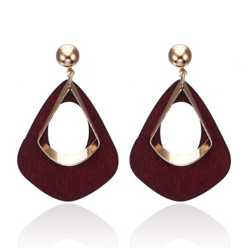 6 Pairs Drop Dangle Earrings Set Big Geometric Pearl Hoop Earring Shell Metal stud Bohemian charm women