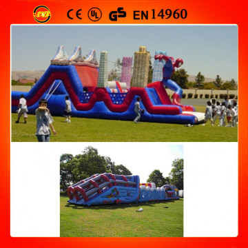 Inflatable obstacle course/giant obstacle course