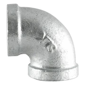 Galvanized industrial pipe fittings 3/4" 90 degree elbow