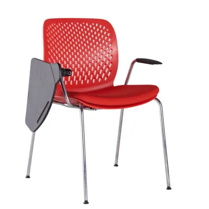 Factory Price Student Chair with Writing Tablet for Training