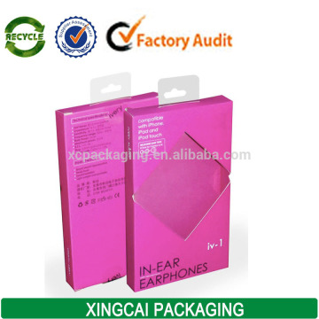 custom product bluetooth earphone packaging box for retail