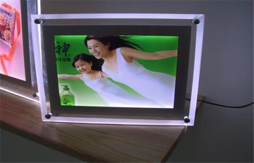 200w Solar Scrolling Aluminium Profile Light Box Signs For Banks , Hotels