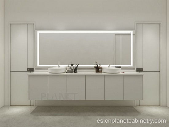 Tocador de baño blanco negro de altura de estilo euro