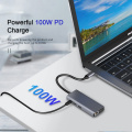 10 em 1 hub USB-C dual hdmi 4k 60Hz