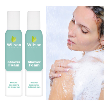 Custom All Natural Organic Skin Whitening Shower Foam Mousse - 150ml