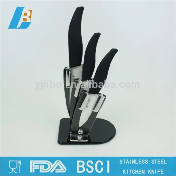 Stainless steel knife set ceramic colored ceramic knife