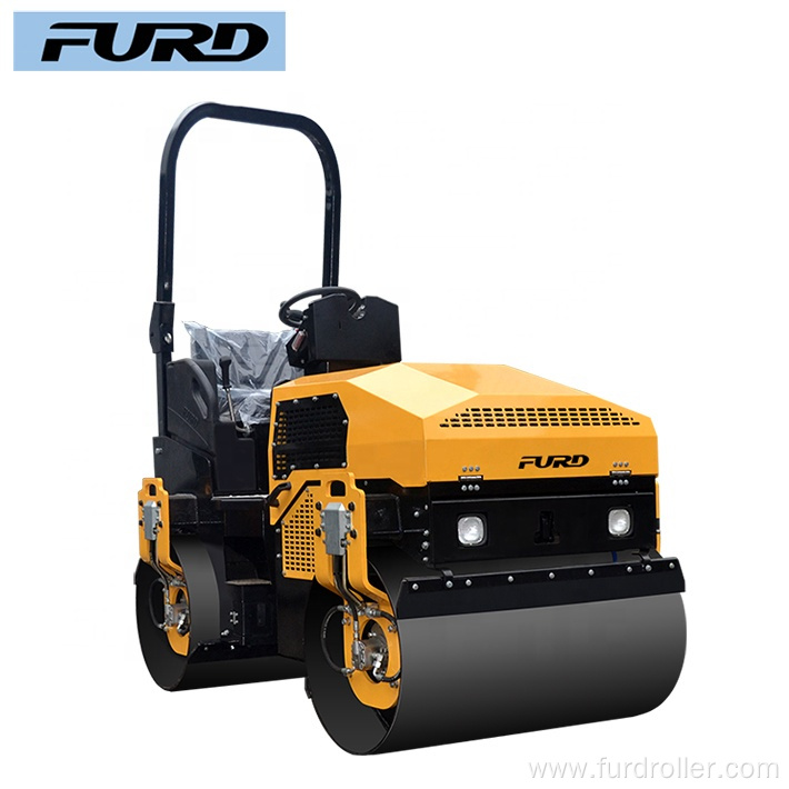 Vibration Type Smooth Wheel Tandem Road Roller for Soil Compaction