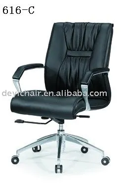 leather mid back office chair 616-C
