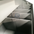 Almacenamiento de contenedores de alimentación de animales de acero personalizado con compartimentos