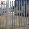 Curred Top Palisade Fencing Galvanized Palisade Iron Iron Fence