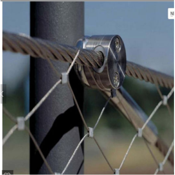 Puente de protección de alambre de malla de cuerda