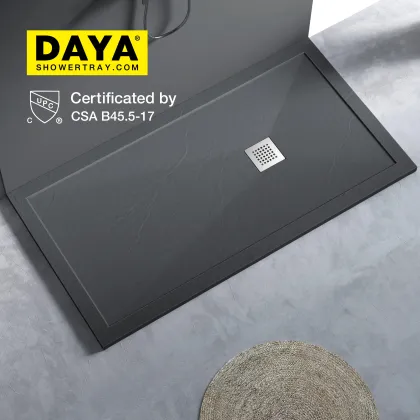 DAYA Resin Stone Shower Tray - Optional Natural Colors
