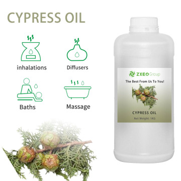 Organic Cypress Oil For Fragrance Diffuser Aromatherapy