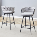 Swivel Bar Stools with Comfortable Cushions