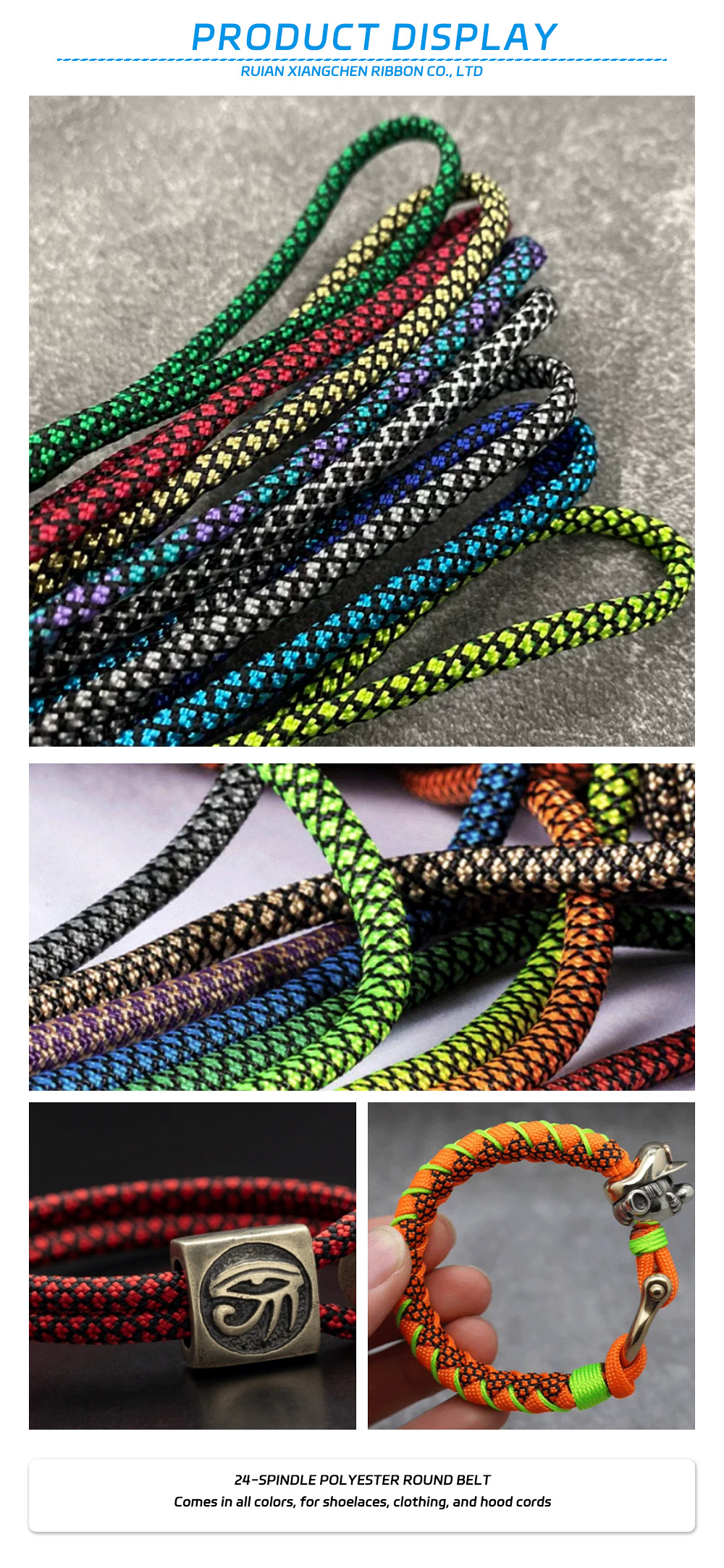 8-24-spindle polyester round belt x