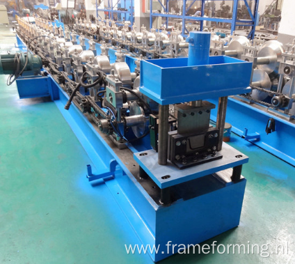 High front gutter roll forming machine